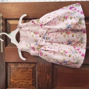 6-9 month Bonnie Baby girl pink floral dress